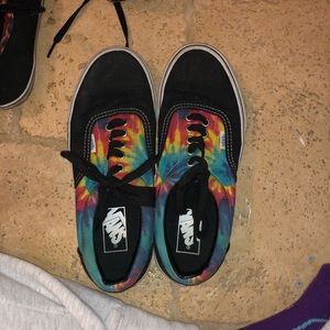 Unique Authentic Tie Dye Vans